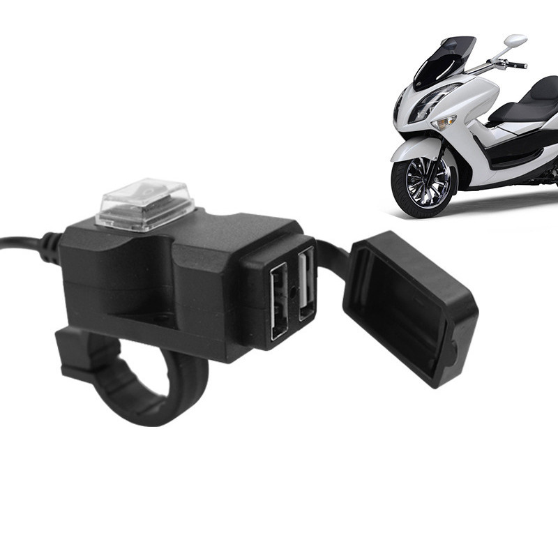 1 buc Priză USB pentru motocicletă pentru telefon DC 12V Vers 5V Adaptor GPS Priză pentru portul de alimentare pentru Moto USB Converter