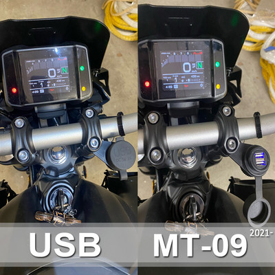 НОВ Аксесоари за мотоциклети Двоен USB адаптер за щепсел за зарядно устройство за YAMAHA MT-09 MT09 2021