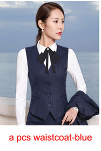 Φθινοπωρινή άνοιξη IZICFLY Νέο στυλ Μπλε ριγέ κοστούμι γραφείου για γυναίκες σακάκι με παντελόνι επαγγελματικό κομψό παντελόνι σετ 2 τεμαχίων