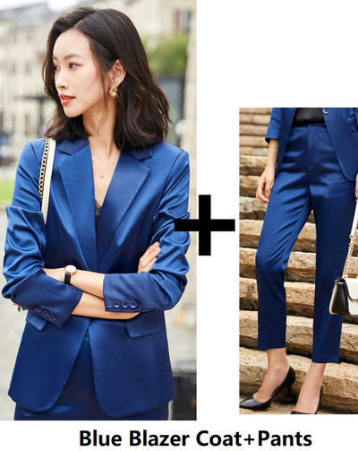 Κομψά κόκκινα γυναικεία ρούχα για εργασία γραφείου Γυναικεία επαγγελματικά OL στυλ Επαγγελματικά φθινοπωρινά χειμωνιάτικα μπλέιζερ Ρούχα συνέντευξης