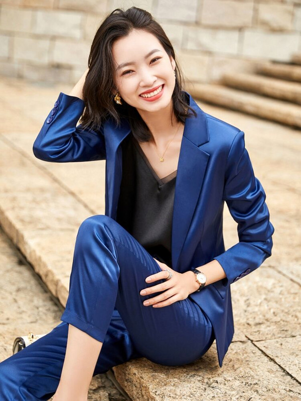 Κομψά κόκκινα γυναικεία ρούχα για εργασία γραφείου Γυναικεία επαγγελματικά OL στυλ Επαγγελματικά φθινοπωρινά χειμωνιάτικα μπλέιζερ Ρούχα συνέντευξης