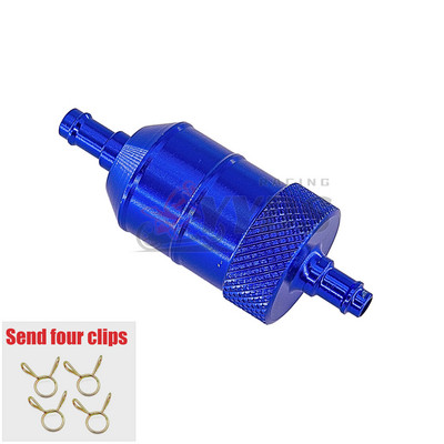 Νέο Universal 8mm Καθαριστικό φίλτρου καυσίμου βενζίνης CNC αλουμίνιο για ποδήλατο βρωμιάς μοτοσικλέτας ATV Quad Inline φίλτρο καυσίμου αερίου πετρελαίου