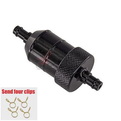 Νέο Universal 8mm Καθαριστικό φίλτρου καυσίμου βενζίνης CNC αλουμίνιο για ποδήλατο βρωμιάς μοτοσικλέτας ATV Quad Inline φίλτρο καυσίμου αερίου πετρελαίου