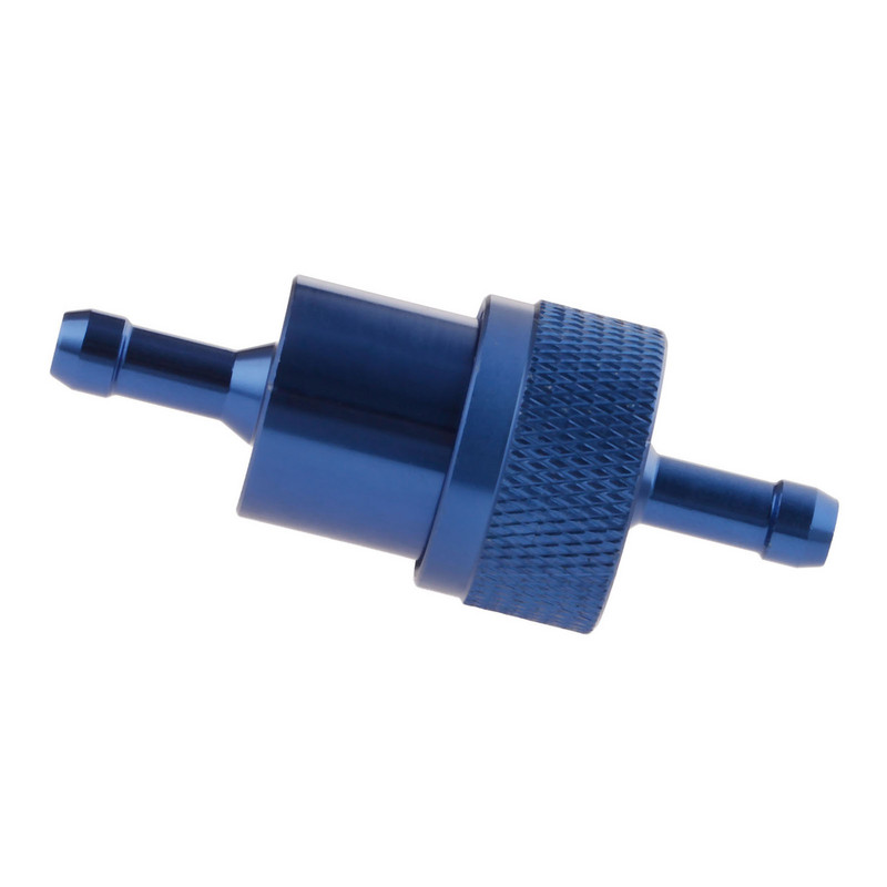 Ενσωματωμένο φίλτρο λαδιού μοτοσικλέτας γενικής χρήσης 1/4" 6mm CNC κράμα αλουμινίου Pit Dirt Bike μοτοσικλετών ATV Τετραπλό φίλτρα καυσίμου 4 χρωμάτων