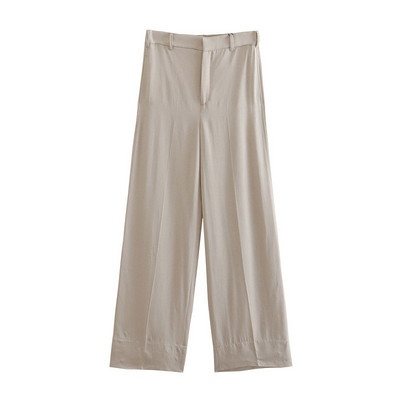 Naiste mood, ühe rinnaga vest, sirge pükskostüüm, naiste V-kaelusega kõrge vöökohaga püksid, 2-osalised 2022. aasta elegantsed rõivad