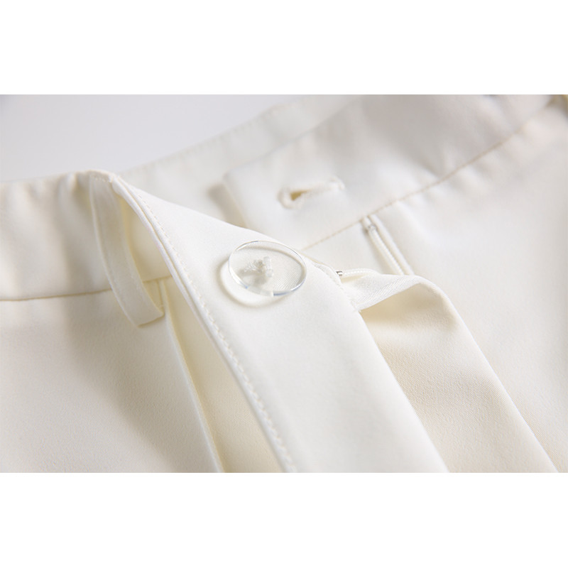 Πολυτελές γυναικείο κοστούμι γραφείου Rhinestone Shoulder Μακρυμάνικο σακάκι με μονό κουμπί, γυναικείο παντελόνι 2 τεμ.