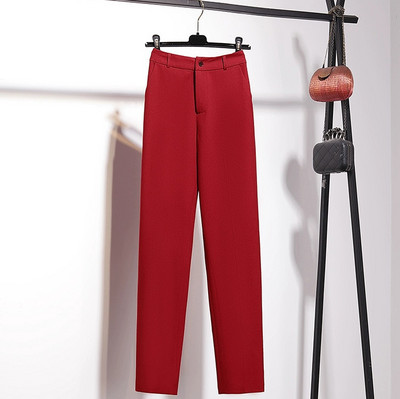 Vintage Retro Profesional Formal Maneca Lunga Costum Slim Fit Blazer Pantaloni Afaceri Birou Doamnelor Imbracaminte de lucru Set 2 Piese Imbracaminte