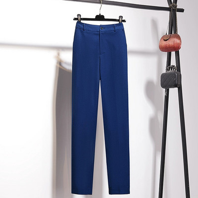 Vintage Retro Profesional Formal Maneca Lunga Costum Slim Fit Blazer Pantaloni Afaceri Birou Doamnelor Imbracaminte de lucru Set 2 Piese Imbracaminte