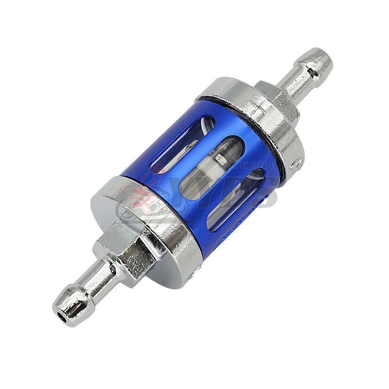 8mm CNC din aliaj de aluminiu sticlă motocicletă gaz combustibil benzină filtru de ulei accesorii moto pentru ATV Dirt Pit bike motocross