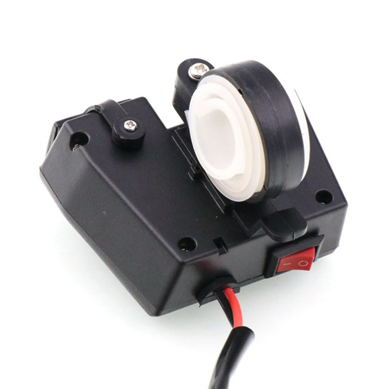 Φορτιστής USB μοτοσικλέτας διπλής θύρας 12V Αδιάβροχος φορτιστής τιμονιού 3.1A μοτοσικλέτας με υποδοχές οθόνης LED βολτόμετρου