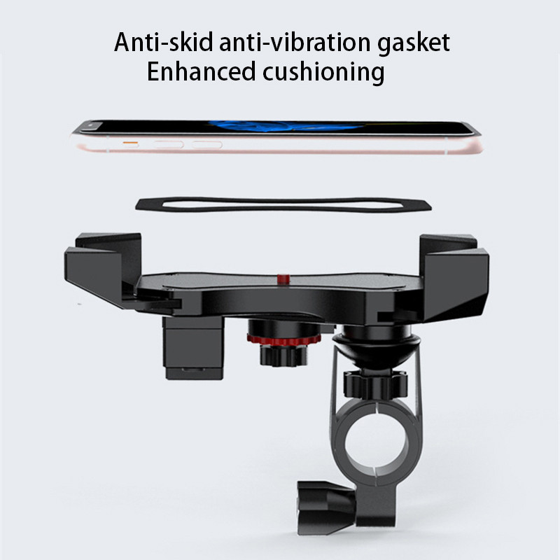 Ghidon pentru motociclete Suport pentru suport pentru telefon mobil pentru bicicletă Suport pentru telefon pentru bicicletă pentru 4-6,5 inci pentru Samsung Huawe Xiaomi