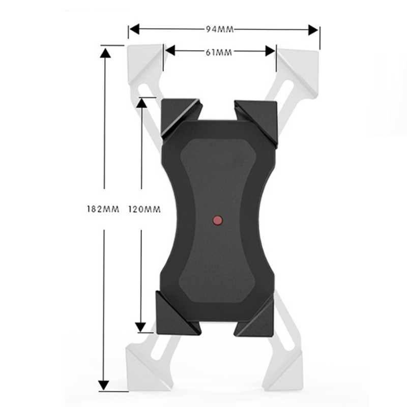 Ghidon pentru motociclete Suport pentru suport pentru telefon mobil pentru bicicletă Suport pentru telefon pentru bicicletă pentru 4-6,5 inci pentru Samsung Huawe Xiaomi