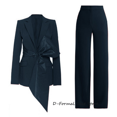 Žensko dvodijelno visoko ulično odijelo, modno usko radno odijelo, komplet smokinga sa šiljatim reverom za zabavu, sportski kostim ženski