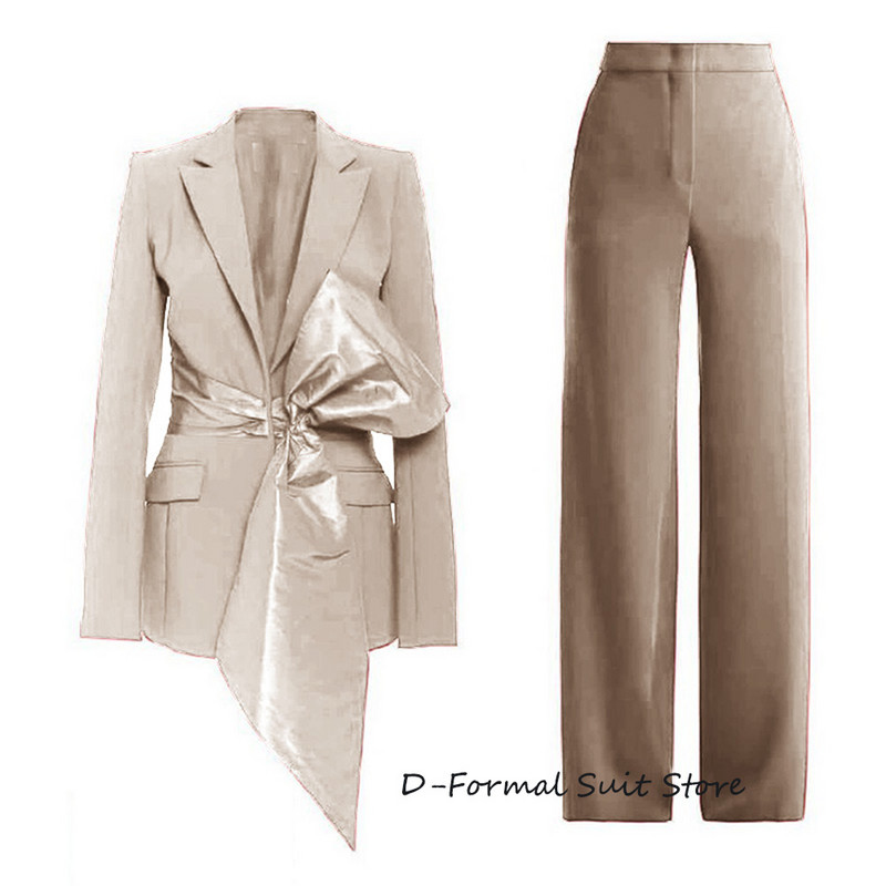 Žensko dvodijelno visoko ulično odijelo, modno usko radno odijelo, komplet smokinga sa šiljatim reverom za zabavu, sportski kostim ženski