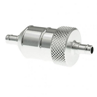 Filtru de combustibil reutilizabil din aliaj de aluminiu de 8 mm pentru curățarea filtrului de combustibil pentru motocicletă Pit Dirt Bike ATV Accesorii pentru motociclete