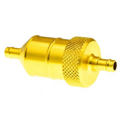 Filtru de combustibil reutilizabil din aliaj de aluminiu de 8 mm pentru curățarea filtrului de combustibil pentru motocicletă Pit Dirt Bike ATV Accesorii pentru motociclete