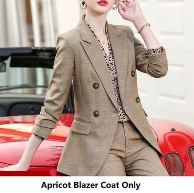 Visokokvalitetna tkanina Svečana ženska poslovna odijela OL stilovi Jesen Zima Odijela s hlačama Profesionalne ženske uredske hlače Odijela sakoi