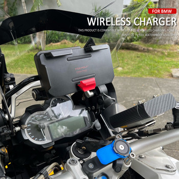 Нови мотоциклетни части Навигационна скоба Поддръжка на безжично зареждане Мобилен телефон за BMW R1200GS F800GS ADV F700GS R1250GS F900R