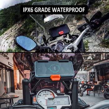 Нови мотоциклетни части Навигационна скоба Поддръжка на безжично зареждане Мобилен телефон за BMW R1200GS F800GS ADV F700GS R1250GS F900R
