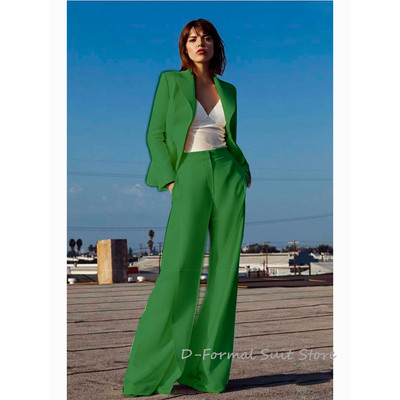 Set de damă din 2 piese temperament elegant salopete formale de afaceri personalizate بذلات بليزر نسائية