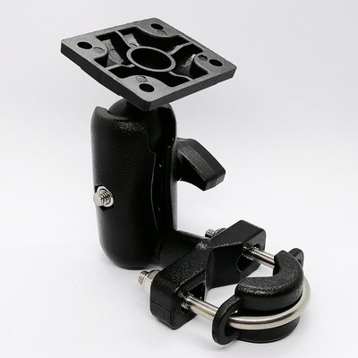 Στήριγμα ποδηλάτου βάσης ράγας χειρολαβής μοτοσυκλέτας με Universal AMPs Τρύπα με μοτίβο τετραγωνικής βάσης για GPS, Garmin Zumo, TomTom Rider κ.λπ.