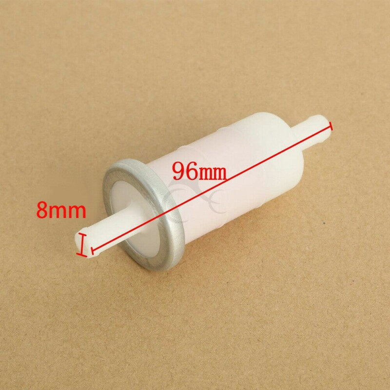 Μοτοσικλέτα Universal φίλτρο καυσίμου μήκους 96 mm, γραμμή καυσίμου 8 mm για Honda Kawasaki Yamaha Suzuki, Pit Dirt Bike ATV