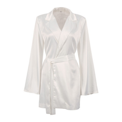 Biroja sieviešu žakete kostīmi eleganti satīna ikdienas tērpi trīsdaļīga sieviešu veste + žakete ar garām piedurknēm + plats bikšu komplekts ar augstu vidukli