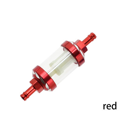 8mm/0,31" CNC κράμα αλουμινίου γυαλί μοτοσικλέτας καυσίμου καυσίμου βενζίνης Φίλτρο μοτοσικλέτας για ATV Dirt Pit Bike Motocross