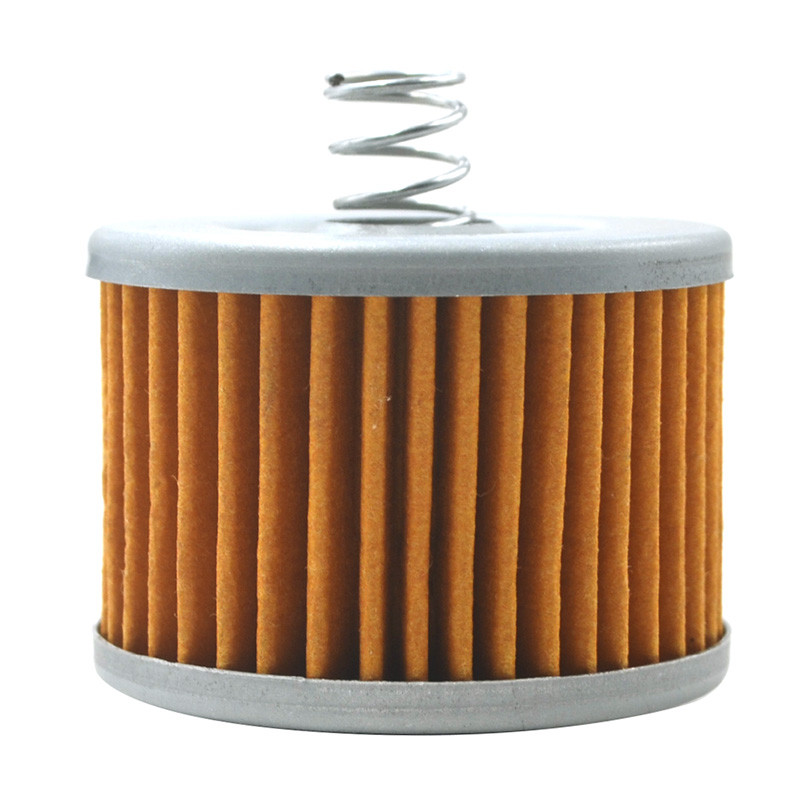 Mootorratta osa sisseehitatud õlifilter Bajaj 100 Boxer CT100 115 Calibre 130 Boxer BM150 135 Pulsar jaoks Yamaha Ys125 FZ16 jaoks