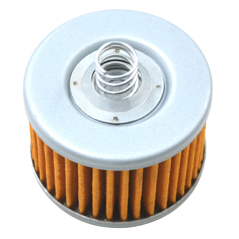 Mootorratta osa sisseehitatud õlifilter Bajaj 100 Boxer CT100 115 Calibre 130 Boxer BM150 135 Pulsar jaoks Yamaha Ys125 FZ16 jaoks
