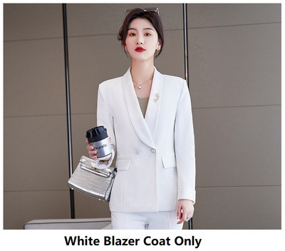 Κομψά ροζ επίσημα επαγγελματικά γυναικεία επαγγελματικά κοστούμια Άνοιξη Καλοκαίρι ομοιόμορφα στυλ Εργασίας γραφείου Κοστούμια Συνέντευξη καριέρας