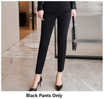 Κομψά ροζ επίσημα επαγγελματικά γυναικεία επαγγελματικά κοστούμια Άνοιξη Καλοκαίρι ομοιόμορφα στυλ Εργασίας γραφείου Κοστούμια Συνέντευξη καριέρας