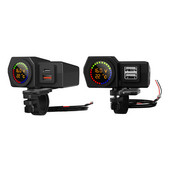 1–3 USB motociklo įkroviklis su temperatūros įtampos ekranu motociklo vairo maitinimo šaltinio adapterio priedai