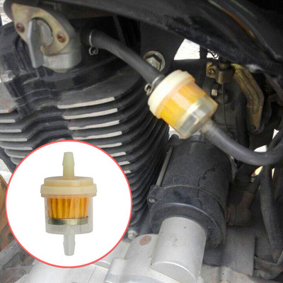 3 gab Motocikla benzīna benzīna benzīna benzīna eļļas filtrs motorollera motociklam mopēdam gāzes skrejriteņa netīrumu velosipēda ATV kartinga eļļas degvielas filtrs