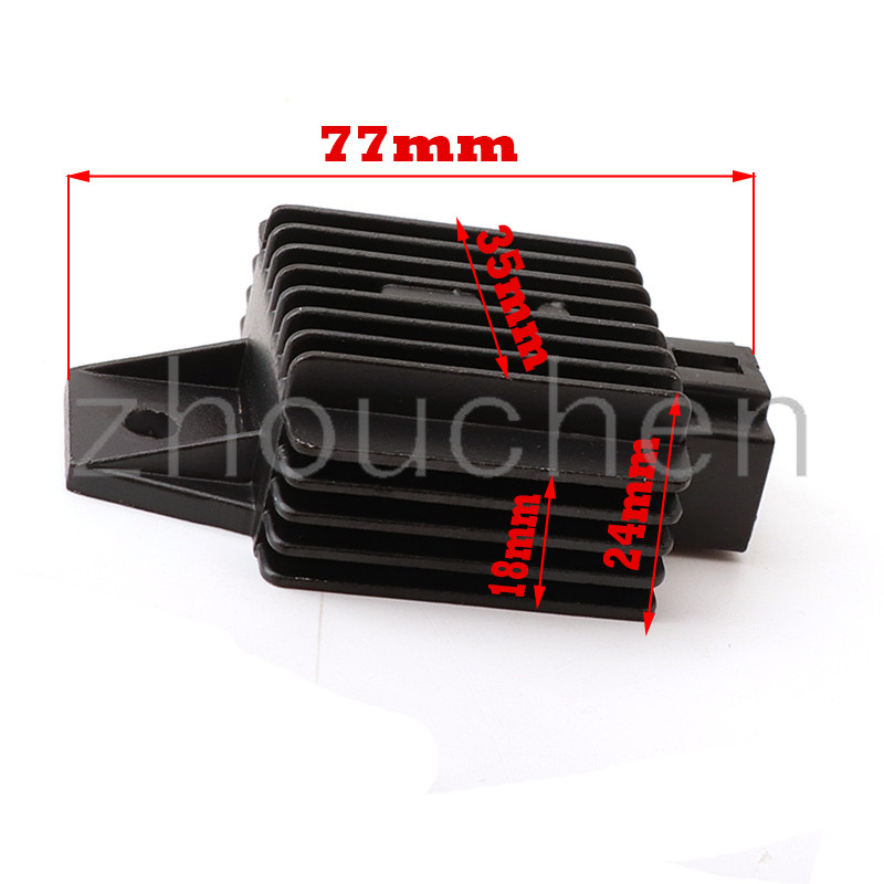 4 ακίδες 12V ρυθμιστής μοτοσικλέτας ανορθωτής ηλεκτρικός για 4-χρονικά ATVs GY6 50/110/125/150cc Dirt Bikes & Go Karts