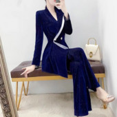 Blazer Suit Κομψά γυναικεία ασορτί σετ Παντελόνι Trend 2 Piece Outfits 2022 Σετ παντελονιών δύο κομματιών μόδας για γυναίκες Luxury Spring