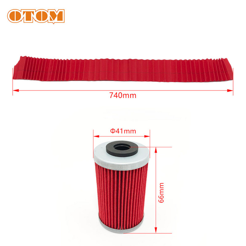 OTOM Motorcycle 77038005044 Φίλτρο λαδιού Φίλτρο χαρτί υψηλής ποιότητας για KTM HUSQVARNA HUSABERG SXF XCF XCW XCFW EXC FC FE Motocross