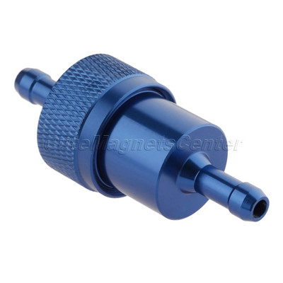 mtsooning Universal Inline Φίλτρο λαδιού μοτοσυκλέτας 1/4" 6mm CNC κράμα αλουμινίου Μαύρο/Κόκκινο/Χρυσό/Μπλε