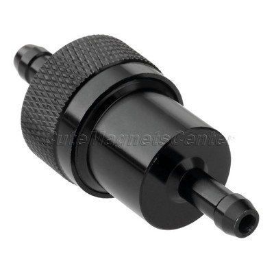mtsooning Universal Inline Φίλτρο λαδιού μοτοσυκλέτας 1/4" 6mm CNC κράμα αλουμινίου Μαύρο/Κόκκινο/Χρυσό/Μπλε