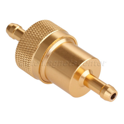 mtsooning Universal Inline Φίλτρο λαδιού μοτοσυκλέτας 1/4" 6mm CNC κράμα αλουμινίου Μαύρο/Κόκκινο/Χρυσό/Μπλε