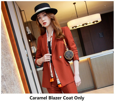 Costume de afaceri formale pentru femei cu pantaloni și jachete Stiluri de uniforme pentru damă profesionale Set de pantaloni pentru damă Blazere