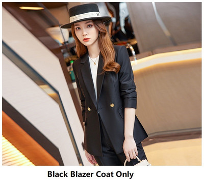 Costume de afaceri formale pentru femei cu pantaloni și jachete Stiluri de uniforme pentru damă profesionale Set de pantaloni pentru damă Blazere