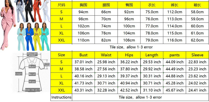 Rozā sieviešu uzvalks žakete un bikses sarkani komplekti sieviešu biroja apģērbs V apkakle ar garām piedurknēm zils komplekts sievietei 2 daļīgs komplekts, melns bikškostīms