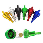 Univerzalni 6 mm 5/16'' filtar goriva za motocikle Auto Benzin Diesel Inline za motocikle skutere Kromirani aluminijski filtri goriva 6 boja