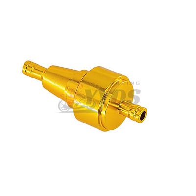 Univerzalni 6 mm 5/16'' filtar goriva za motocikle Auto Benzin Diesel Inline za motocikle skutere Kromirani aluminijski filtri goriva 6 boja