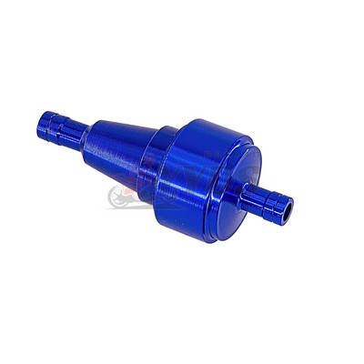 Univerzalni 6 mm 5/16'' filtar goriva za motocikle Auto Benzin Diesel Inline za motocikle skutere Kromirani aluminijski filtri goriva 6 boja