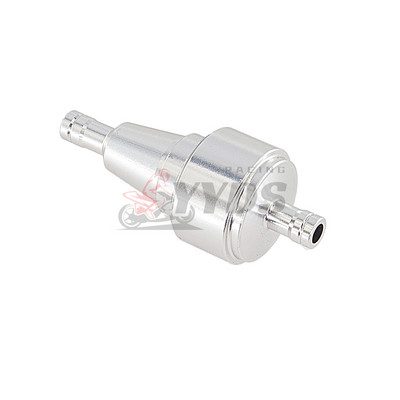 Univerzalni 6 mm 5/16'' filtar goriva za motocikle Auto Benzin Diesel Inline za motocikle skutere Kromirani aluminijski filtri goriva 6 boja