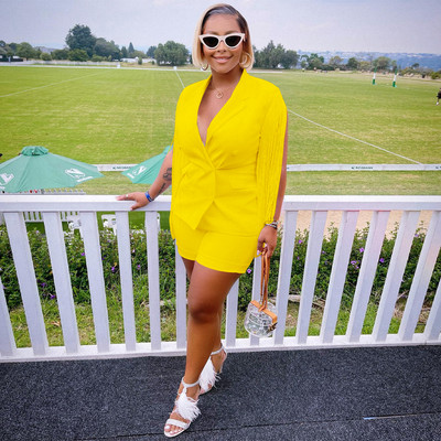 CM.YAYA Κομψό γυναικείο σετ Γυναικείο μανίκι σακάκι και σορτς Γυναικείο κοστούμι γραφείου ασορτί δύο τεμαχίων σετ γυμναστικής 2022 Καλοκαίρι