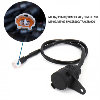 Uus mootorratta kahe USB-pesaga kiirlaadimistelefoni Ipad laadimiselektroonika tarvikud Yamaha MT09 jaoks 2017-2021 MT07 Kõik aastad