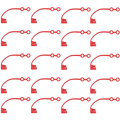 SAE 2 Pin Plug Αντικατάσταση Αδιάβροχη Προστασία Κάλυμμα Καπάκι Top Μαύρο 20τμχ